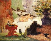 Paul Cezanne A Modern Olympia oil on canvas